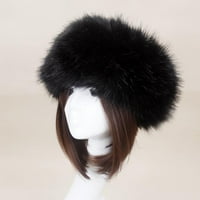 Ruski kapu za fur za žene - poput prava krzna - udobni stil kozaka