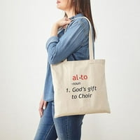 Cafepress - Alto definicija torba - prirodna platna torba, torba za trbuhe