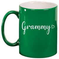 Grammy sa srcem keramički šalica za kafu poklon čaj za nju, sestru, žene, djedove i bake, porodica,