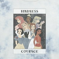 Juniorne Disney Princeze Ljubaznost i hrabrost Grafički grafički tee bijelo plavo veliko