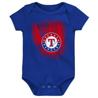 Newbornorođen i novorođenčad Crveni kraljevski bijeli Texas Rangers Malogaška igrača Trodijelni set