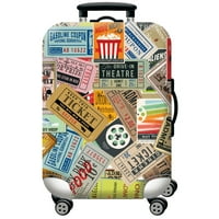 Putni poklopac prtljage Spande kofer za zaštitu kofera za pranje prtljage, idite putovanja, stil 1