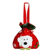 Torba Djeca četkana poklon torba torba božićna poklon platna bombona bombona kućni dekor