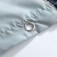 Luksuzna plava moderna stala tkanina za zavjese za tuš zavoja za zavjese umjetnička slika Mala kupaonica