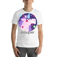 Personalizirana zabava jednorog Croupier majica kratkih rukava majica u nedefiniranim poklonima