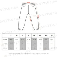 -Style USA muški osnovni fleece jogger duksevi sa džepovima, do 5x