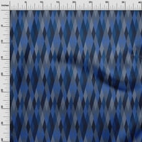 Onuone viskoznog dresa Royal Blue tkanina Argyle Provjerite šivanje materijala za ispis tkanina sa dvorištem
