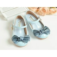 Ymiytan Kids Haljine cipele Luk princeze Comfort Comfort Mary Jane Sandals Prom pumpe modni gledanje