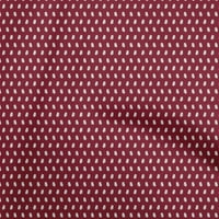Onuone pamučni dres maroon tkanina sova Ovlačenje opskrbe Ispisuje šivanje tkanine uz dvorište širom