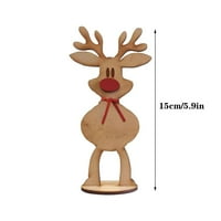 Desktop ornament Personalizirani samostojećim lepom Porodična imena Božićne jelene Reindeereres Stalni