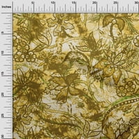 Onuone viskozni dres Olive Zelena tkanina Sažetak cvjetna haljina Materijal Tkanina za ispis tkanina