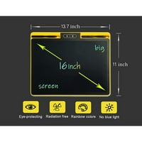 QtMNEKLY LCD ploča za pisanje s brisanjem tipki i podijeljenim zaslonom, crtanjem i doodle tabletom