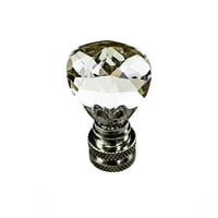 Swarovski kristal Mala suza nikl osnovna lampa Finial 2,25 H