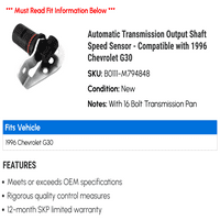 Automatski senzor brzine kvarca za mjenjač - kompatibilan sa Chevy G30