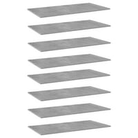 BooksFelf plaste Charmma polica za ormare betone sive sive 31.5 x11.8 x0.6 iverica