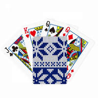 Snowflake četverostrani nordijski ilustracijski uzorak poker igrati čarobnu karticu zabavna igra