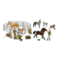 Igračka za učenje za djecu životinjske figure sretan farmi konj W postavljaju igračku
