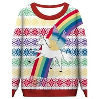 Božićni džemper, božićni džemper unise grafički grafički džemper