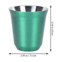 Prijenosna izolirana čaša dvoslojna termalna čaša od nehrđajućeg čelika
