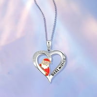 OZMMYAN prsten na otvorenom kamera bežični božićni poklon Ženska moda Djed Mraz Ljubav Srca Privjesak