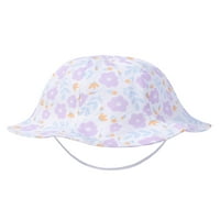 Ljeto novorođene bebe Bonnets Hat Fashion Slatka cvijeća tiskar Bowknot Vjetrootporna kapa za bebe protiv