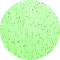 Ahgly Company u zatvorenom okruglom krute zelene moderne prostirke, 3 'runda
