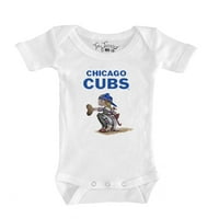 Dojenčad sićušni otvor bijeli Chicago Cubs Kate The Locker bodysuit