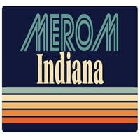 Merom Indiana Vinil naljepnica za naljepnicu Retro dizajn