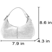 Capreze ženske torbe gornje ručke ramena torba ispod modne torbice kvačilo dame trendi patentni zatvarač