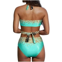 Ženski tankini kupaći kostimi Split bikini dvodijelni leopard print plaža kupaći kostim kupaći kostimi