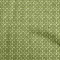 Onuone svilena tabby kruška zelena tkanina Zelemetrijska DIY odjeća prekrivajući tkaninu za ispis tkanine