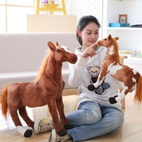 3D simulacijsko konja plišana plišana punjena lutka dječja igračka za igračku dekor foto rekviziti