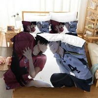 Anime posteljina prekrivača setovi Twin pune kraljevske kraljevske veličine Haikyuu novitetni kreveti