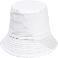 Cocopeants Ljetna kanta kapa žene luk kravata neregularna oboda na otvorenom na otvorenom ribar hat