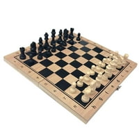 34x prijenosni međunarodni šahovski šahovski set sa sklopivim memorijskim pločom Igre igračke poklone