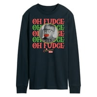 Božićna priča - oh Fudge Sloged - majica s dugim rukavima