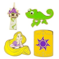 Disney zapetljani pin trgovanje Flairom Set Rapunzel Pascal Tower Lanters Redion Novo