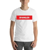 3xl Super crveni blok Spangler Short rukava pamučna majica s nedefiniranim poklonima