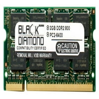 2GB Crna dijamantska memorijska modula za prijenosno računalo HP Pavilion Notebook DV6-1020EJ DDR SO-DIMM