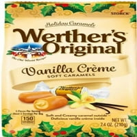 Werthers Holiday Vanilla Creme Soft Caramels Git Torba 7. oz
