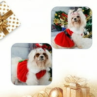 Slatka zabava za kućne ljubimce Fotografije Puppy Santa Dog haljine Cosplay Božićne zalihe Psi odjeća