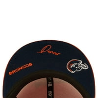 Muška nova era narančasta Denver Broncos identitet 59fifty ugrađeni šešir