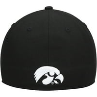 Muška nova era Iowa Hawkees crno-bijeli 59FIFFY ugrađeni šešir