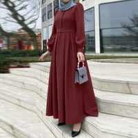 Ženska boemska polka tačka za ispis dugih rukava molitvena odjeća