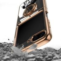 Fongwan Kompatibilan je sa Samsung Galaxy Z Flip Case sa prstenom Kickstand Potporom otporni na udarce
