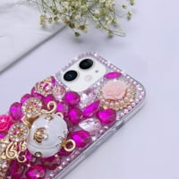 IPhone ženska futrola luksuzna 3D ručno rađena bling rhinestone dijamantski sjaj sjajni kristalni dragulji
