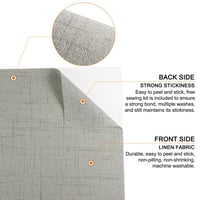 Uxcell zakrpa za popravak tkanine 7,8 x11.8 fino posteljina samoljepljiva zakrpa za kauč na kauču jastuk