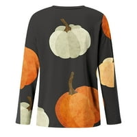 Ženske noći za Noćne kostime Gothic odjeća Halloween majica Slatka košulja Grafički majica Žene Jesen