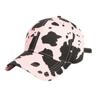 Šešir kravlje šešir unizirati kravu print za bejzbol kapa žene muške bejzbol hat povremene pamučne kape