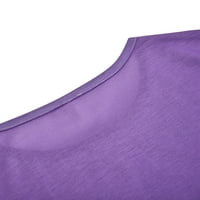 Podplug ženske kravate mačke modne tiskane šarene kratkih rukava v vrhovi bluza
